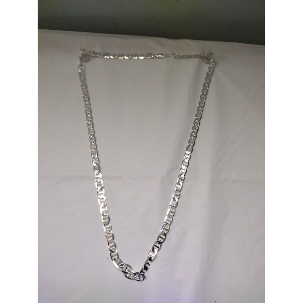 COPY - Silver Plated 22" Figaro Chain 4mm